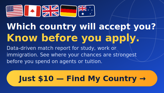 Find the right country for immigration, study and work
